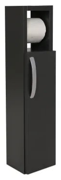 Mobiletto con porta carta igienica STAR 65x15 cm antracite
