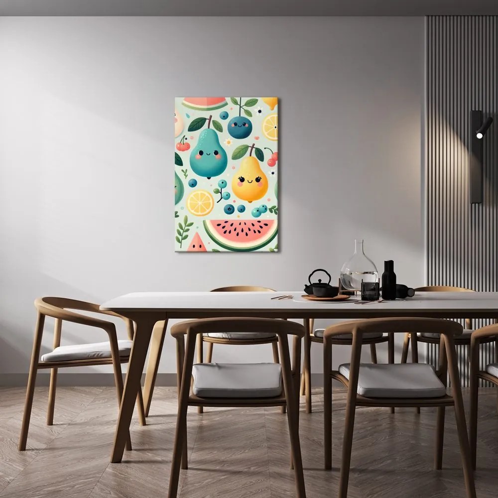 Quadro su tela – Frutta colorata per bambini