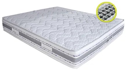 materasso Supreme con molle insacchettate e memory foam 9 zone 5cm H.25cm