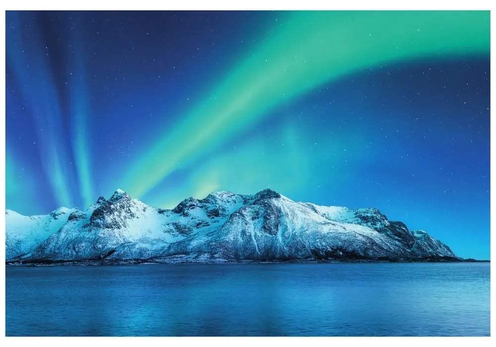 Carta da parati autoadesiva – Aurora boreale artica