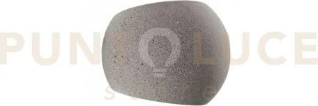 Applique a parete moses cemento 1 luce attacco g9 15,5x11,5x12,5cm