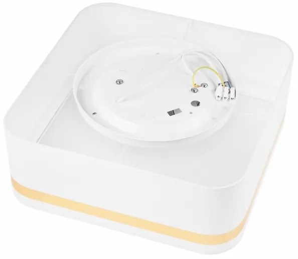 Plafoniera SIRJA SQUARE 2xE27/60W/230V 35x35 cm bianco