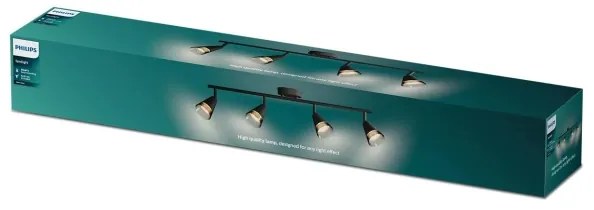 Philips - Faretto CLEFT 4xGU10/5W/230V