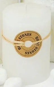 WHITEY - candela cilindrica profumata 9 cm