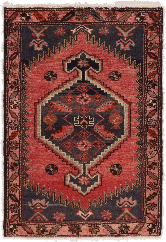 Hamedan Tappeto 110x80 (Iran) Annodato A Mano