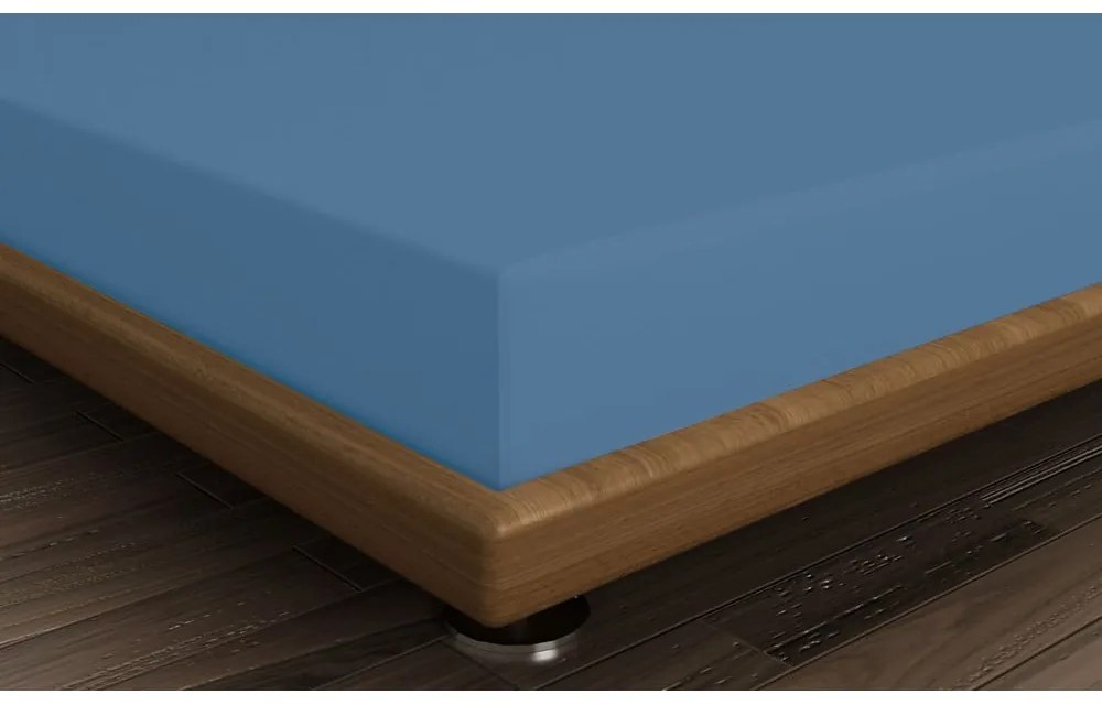 Lenzuolo con angoli blu in cotone 140x200 cm – Mijolnir