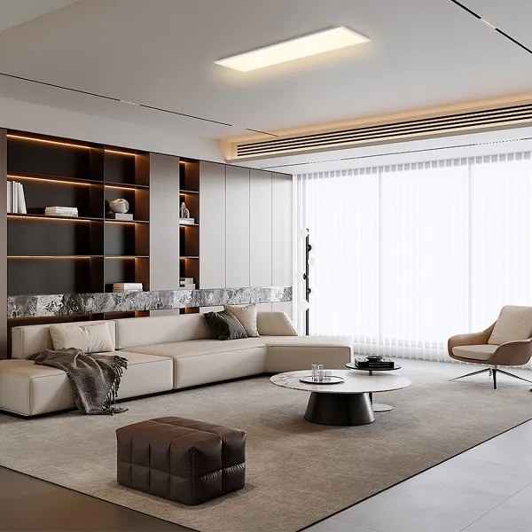 Brilagi - Lampada LED dimmerabile SLIMFRAME LED/58W/230V 120x30 cm bianco + telecomando