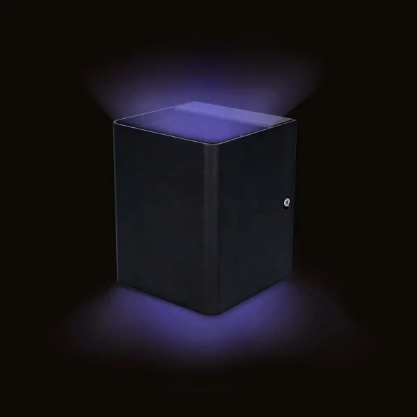 Nedis ZBLOW10RGBW - Lampada LED RGBW dimmerabile da esterno, 12W, 230V, IP65, Wi-Fi Tuya, nera