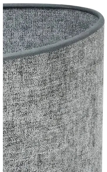 Duolla - Lampada da tavolo OVAL 1xE27/15W/230V diametro 30 cm grigio