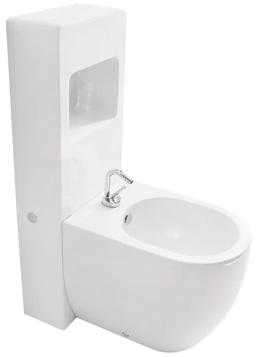 Bidet filomuro flo unico KERASAN bianco