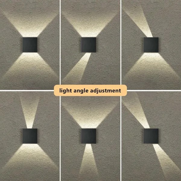 Brilagi - LED Applique da esterno DOUBLERAY LED/4W/230V nero IP65