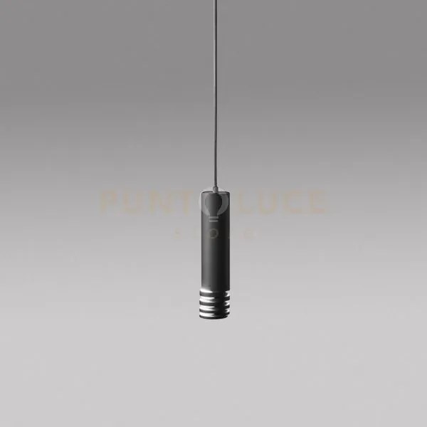 Emily s - sospensione colore nero 1 luce altezza regolabile attacco...