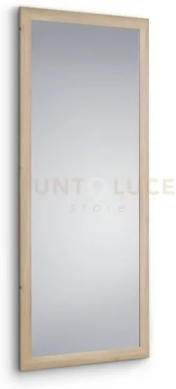 Marie specchio da parete con cornice liscia con ganci x installazio...