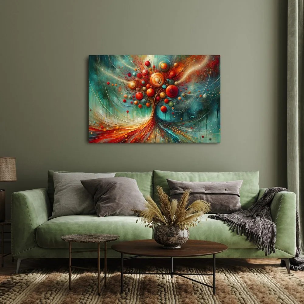 Quadro su tela – Albero della vita colorato