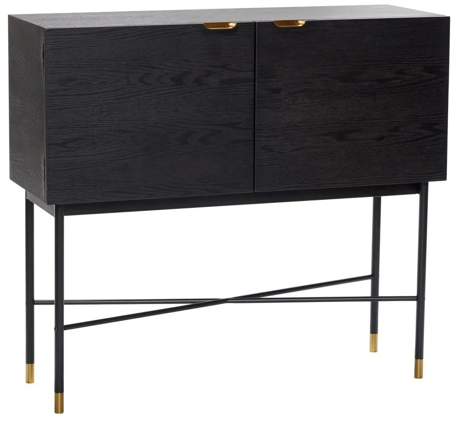 Cassettiera in frassino nero Norm - Hübsch