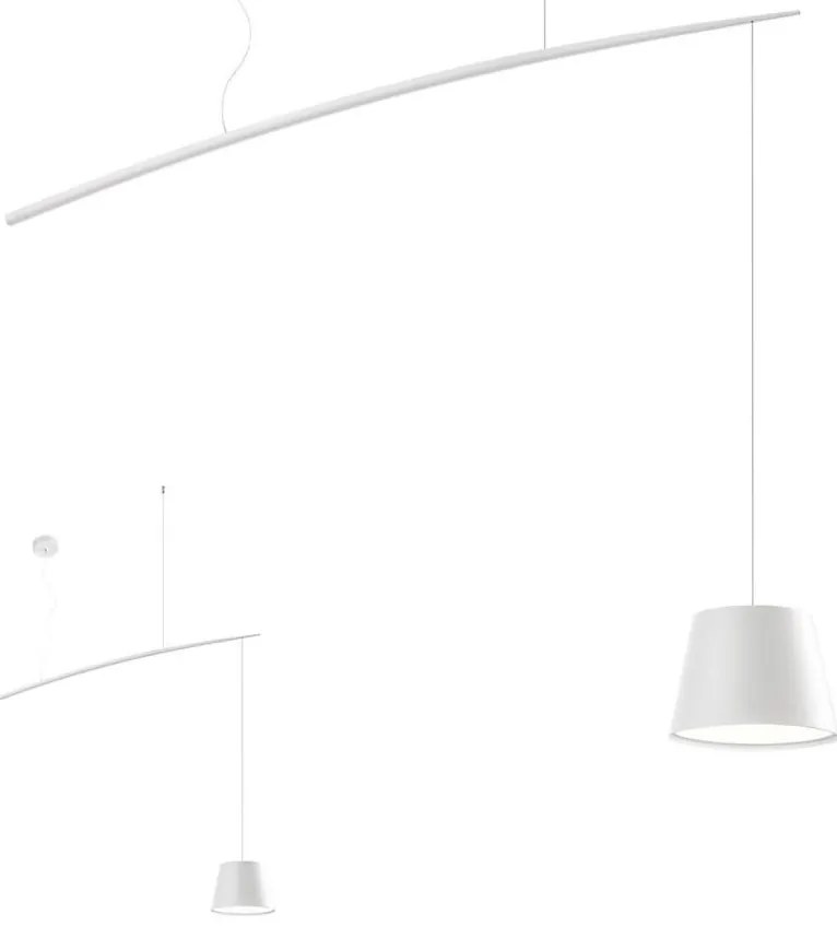 Redo 01-1497 - Lampadario LED a sospensione con filo LOLLI LED/6W/230V bianco