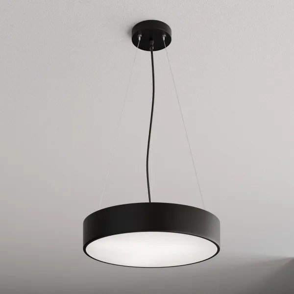Lampadario a sospensione con filo CLEO 3xE27/24W/230V diametro 40 cm nero