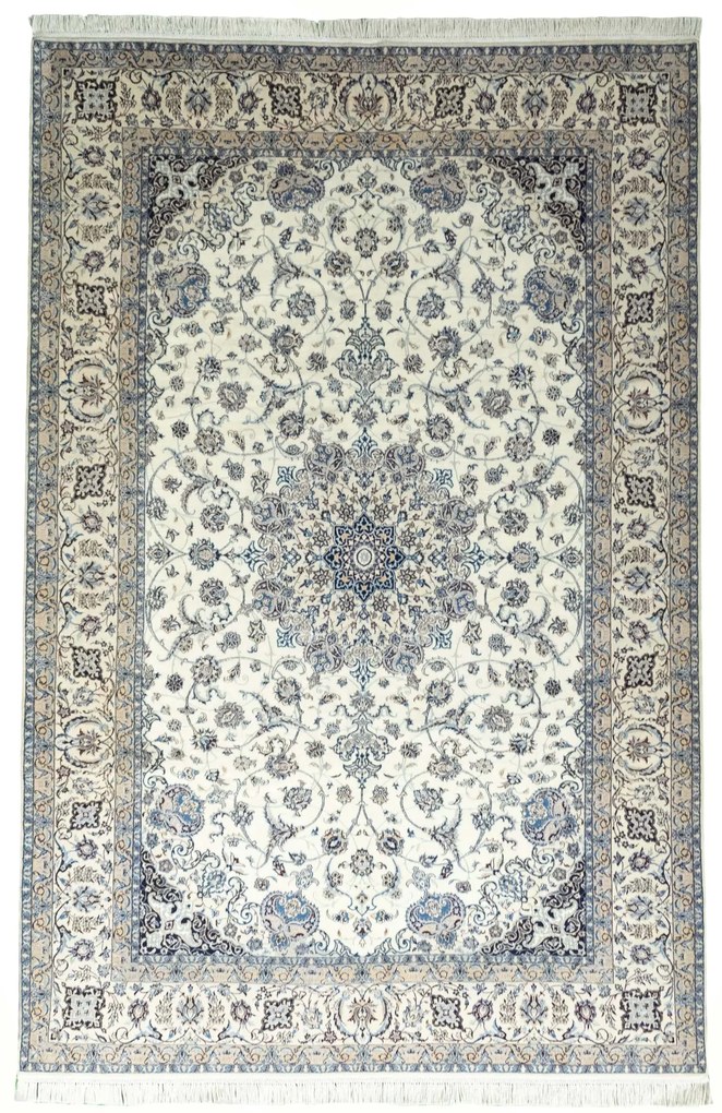 Nain Tappeto persiano 310x200 Beige (Iran) Annodato A Mano