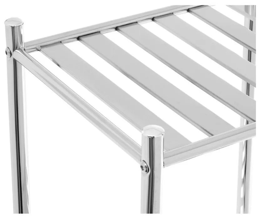 Mensola da bagno in argento 33x78 cm - Premier Housewares