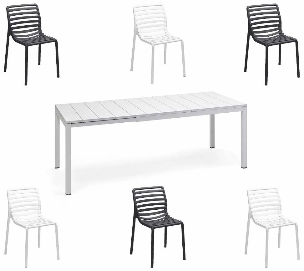 Dining set rio alu 140 doga