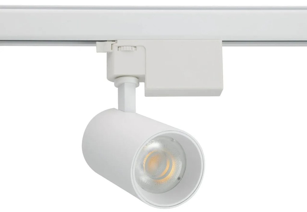 Faro LED 20W Trifase 60° 120lm/W CRI92 no Flickering - BRIDGELUX LED Colore Bianco Naturale 4.000K