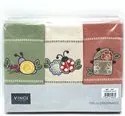 Set 3 pz Strofinacci in Cotone Vingi Susy