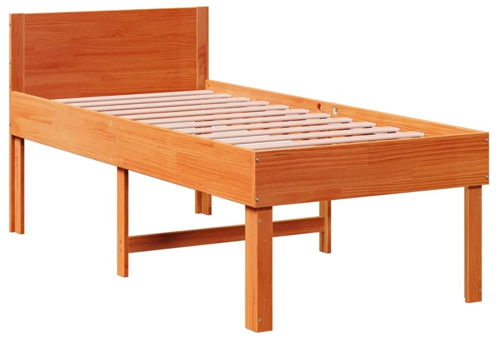 Letto senza materasso marrone cera 90x190 cm in legno di pino