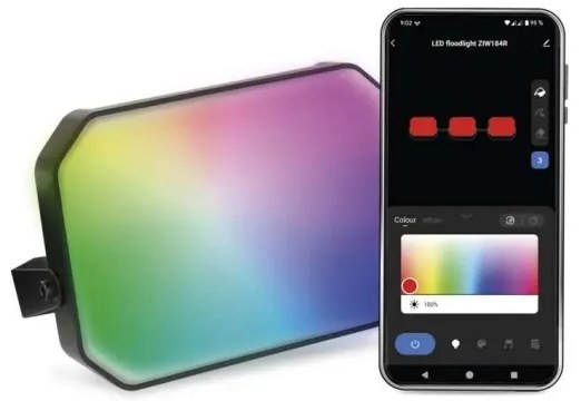 Set di prolunghe LED RGBIC Proiettore da esterno dimmerabile LED/4W/230V 3000-6500K IP65 Wi-Fi Tuya