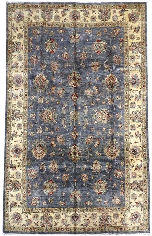 Ziegler Tappeto orientale 210x300 Blu (Pakistan) Annodato A Mano