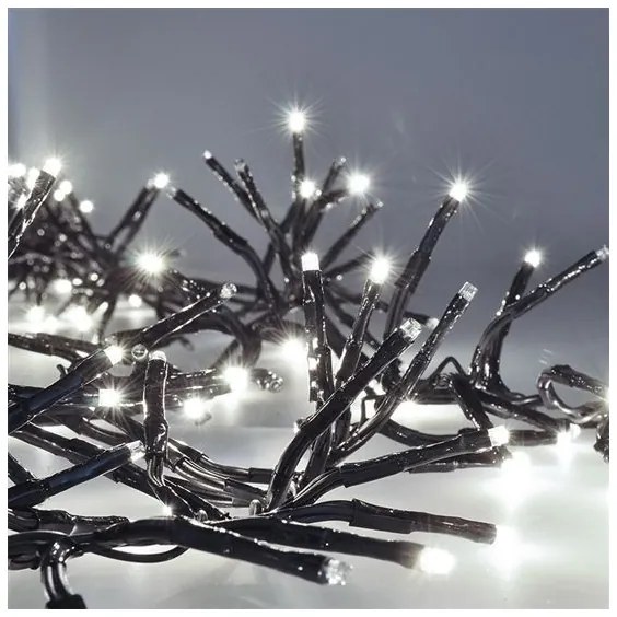 Solight 1V11-W - Catena natalizia LED 576xLED/8 funzioni 8m IP44 bianco freddo + TC
