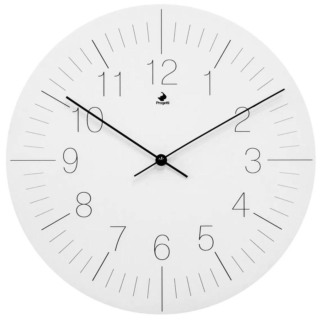 Orologio da parete 33 cm bianco Orolo - gino Progetti