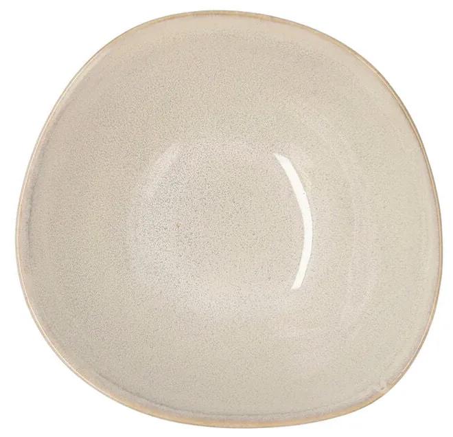 Ciotola Bidasoa Ikonic Ceramica Bianco (15,8 x 15 x 7 cm) (Pack 6x)