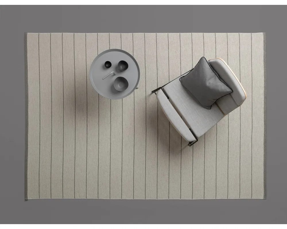 Passatoia da interno/esterno grigia 70x270 cm Carl Warm Grey – Pappelina