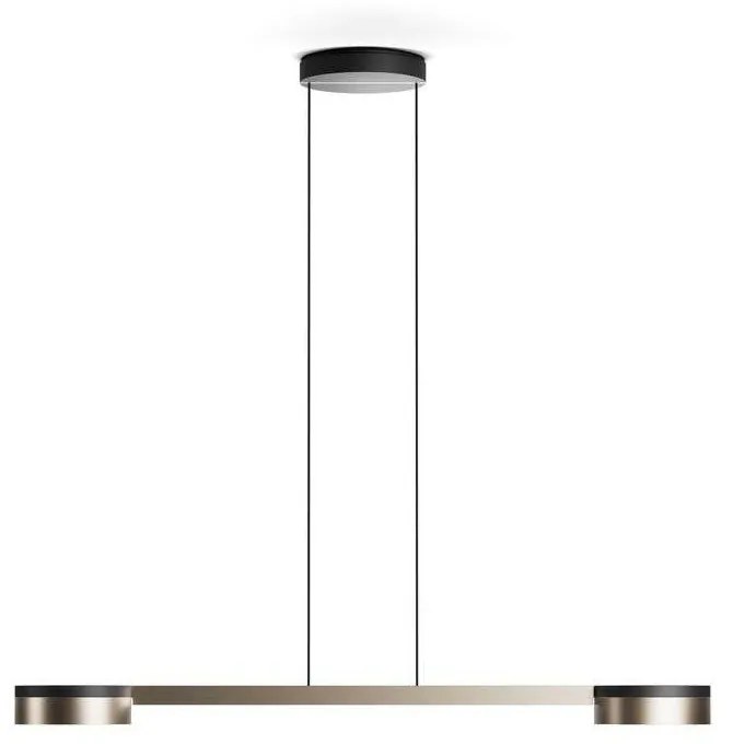 Light-Point - Blade S2 Slim Lampada a Sospensione Matt Black/Silver Gold