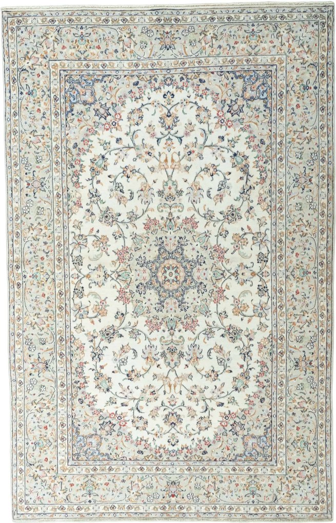 Kashan Tappeto persiano 310x200 Beige (Iran) Annodato A Mano