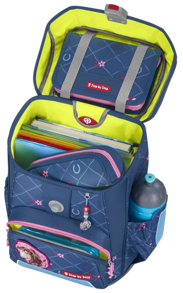 Zaino scuola Step by Step CLOUD, set 5 pezzi, Horse Lima