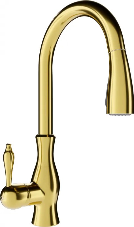 Mexen Savita rubinetto cucina, oro - 672601-50