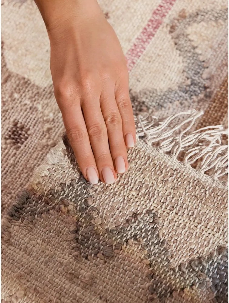 Passatoia color crema in iuta tessuta a mano 80x200 cm Roya Imani – Elle Decoration