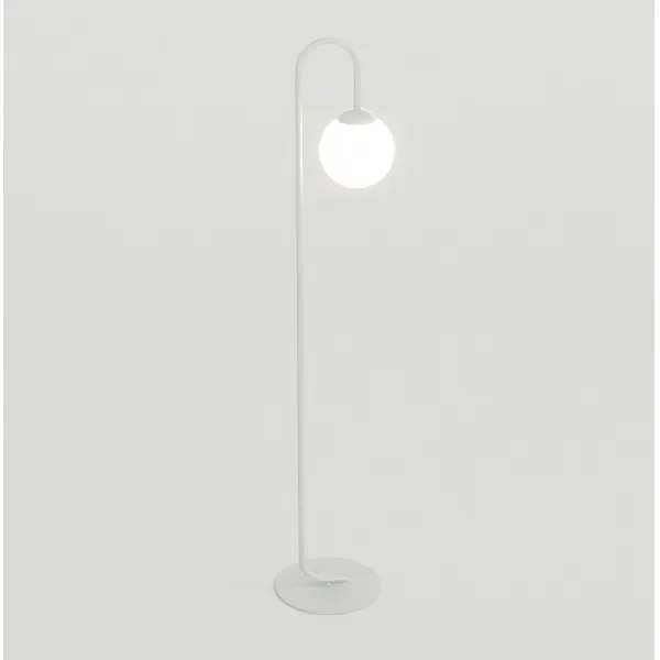 Lampada da terra FLOR 1xE14/10W/230V bianca