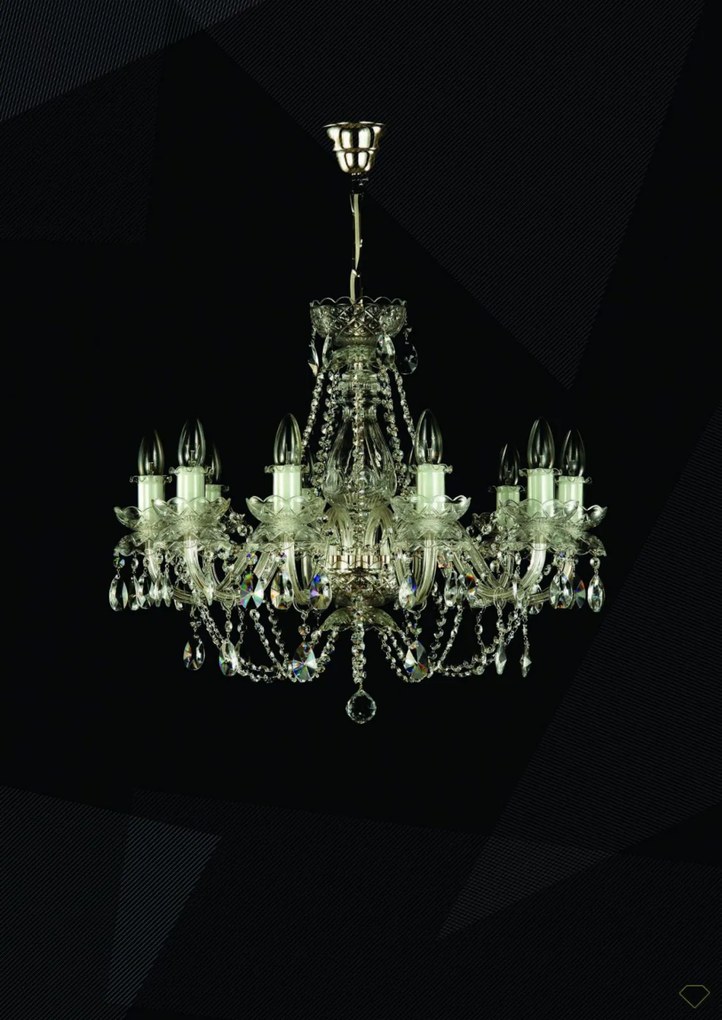 10-light chandelier - De Luxe - Wranovsky