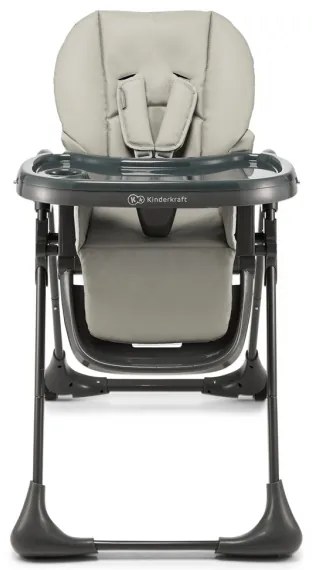 KINDERKRAFT - Sedia da pranzo per bambini TUMMIE grigio