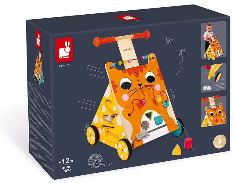Carrello multiattività Gatto - legno