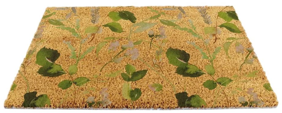 Zerbino in fibre di cocco 40x60 cm Watercolour Leaves – Artsy Doormats