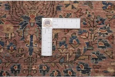 Antik Floreale Rosso Mattone Blu Scuro 78x183 Cm