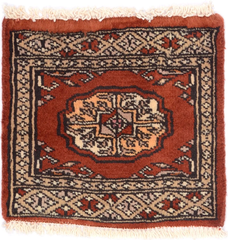 Bokhara Tappeto 30x30 (Pakistan) Annodato A Mano