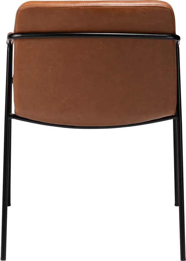 Sedia da pranzo in similpelle marrone Boto - DAN-FORM Denmark