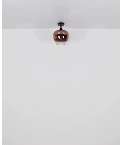 Globo 15548DG - Plafoniera MAXY 1xE27/40W/230V rame