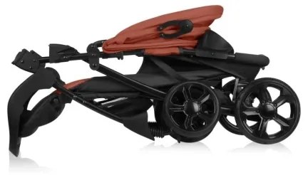 Lionelo - Passeggino EMMA PLUS color mattone/nero