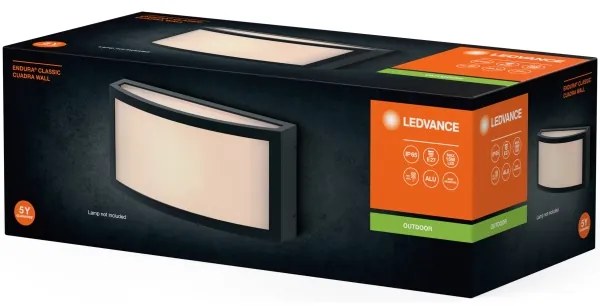 Ledvance - Applique da esterno CUADRA 1xE27/40W/230V IP65