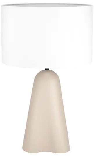 Eglo 390365 - Lampada da tavolo TOLLERIC 1xE27/40W/230V beige